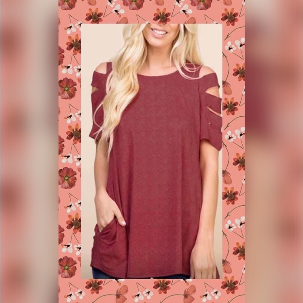 Trendy Cut Out Edgy Concert Tunic Club Date Night Comfy Stylish